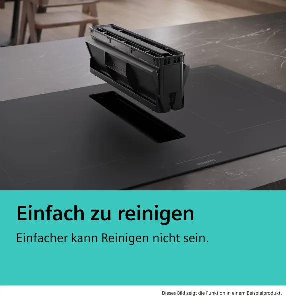 Siemens ED611BS16E iQ300 Kochfeld mit Dunstabzug (Induktion) 60 cm Rahmenlos aufliegend