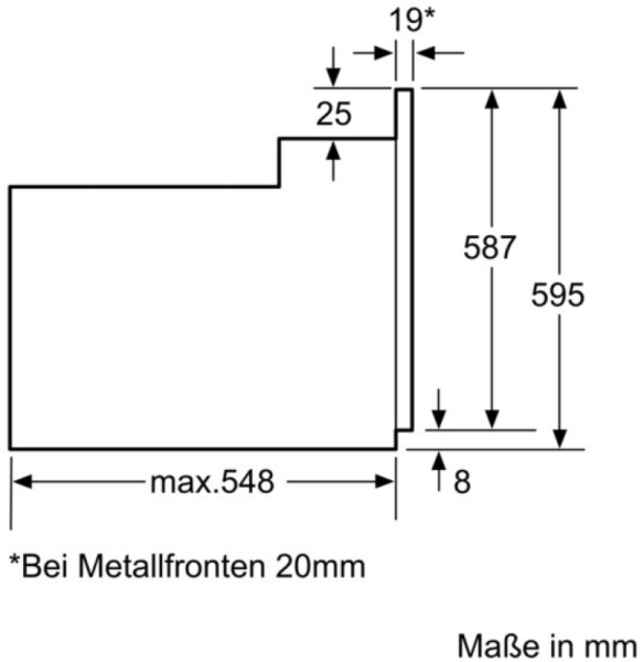 Siemens EQ110KA1Z Einbau-Herd-Set besteht aus HE113FBS2 + EA64RGNA1E