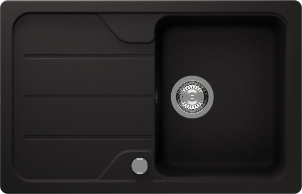 SCHOCK FOMD100SAGNE Formhaus D-100S-A Nero Unterschrank 45 cm Aufliegend CRISTALITE®