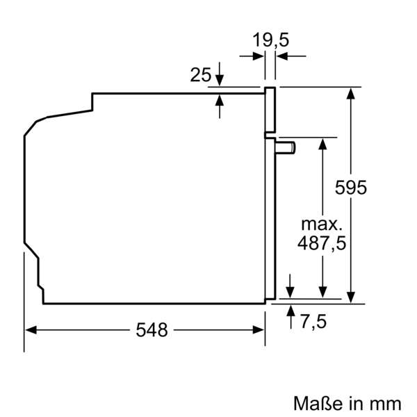 Siemens HB478G5B6 iQ500 Einbau-Backofen 60 x 60 cm
