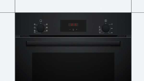 BOSCH HBD231FB66, Einbau-Backofen-Set, (HBF133BA1 + PKE61RAA2E), Einbau-Backofen, Elektro-Kochfeld