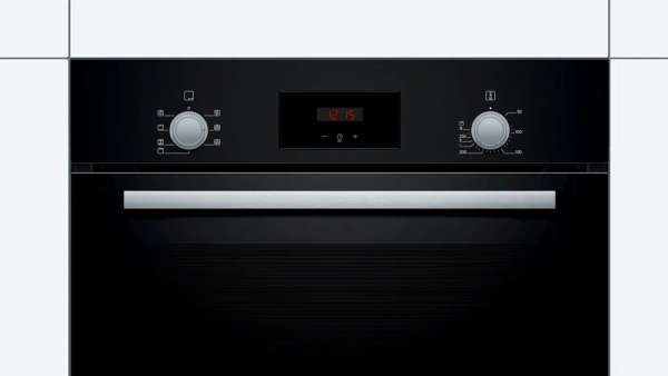 BOSCH HBD234FB65 Einbau-Backofen-Set Einbau-Backofen, Induktionskochfeld (HBF133BA0 + PUE61RBB6E)