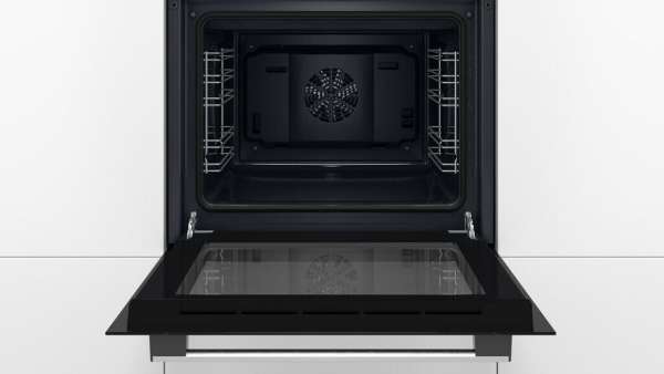 BOSCH HBF010BA0 Serie 2 Einbau-Backofen 60 x 60 cm Schwarz