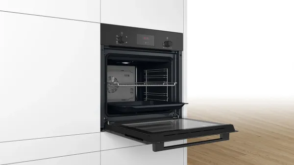BOSCH HBF133BA1 Serie 2 Einbau-Backofen 60 x 60 cm Schwarz