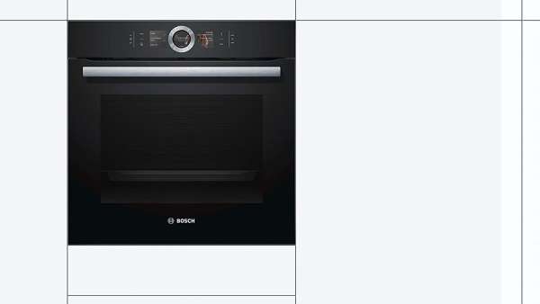 Bosch HBG676EB6 Serie | 8 Einbau-Backofen60 cm Schwarz