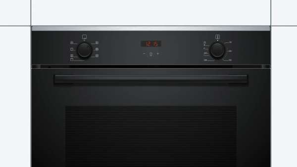 BOSCH HBS233BB0 Serie 4 Einbau-Backofen 60 x 60 cm Schwarz