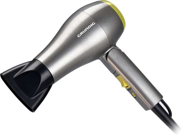 Grundig HD 1800 Sport- und Reisehaartrockner, 1200 Watt, 2 Stufen, Stylingdüse, Einklappbarer Handgriff, Aufhängeöse