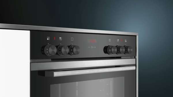SIEMENS HE213ABR0 Einbauherd EEK: A schwarz, Edelstahl