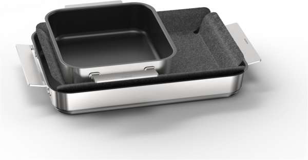 BOSCH HEZ9FF030 Kochgeschirr-Set, Edelstahl
