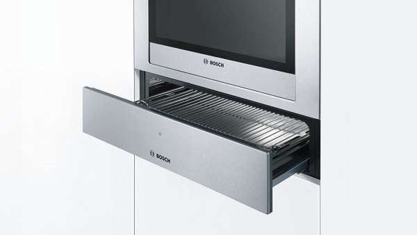 Bosch HSC140A51 Geschirrspülerzubehör / Grifflos (push pull) / Teleskop-Vollauszug / edelstahl