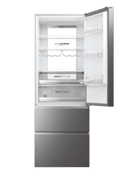 Haier HTW7720ENMP Kühl-/Gefrierkombination edelstahl / E