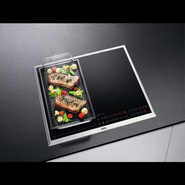 AEG IKK64441XB 6000 BRIDGE, AUTARKES INDUKTIONSKOCHFELD, HOB²HOOD, 60 CM