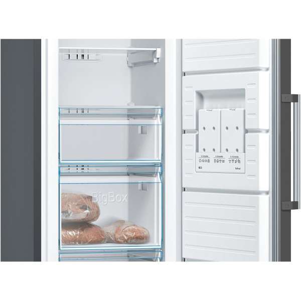 Bosch KAN95VXFP EEK: E Europäische Kühl-/Gefrierkombination, 588 L, VitaFresh, SuperKühlen, NoFrost, SuperGefrieren, edelstahl