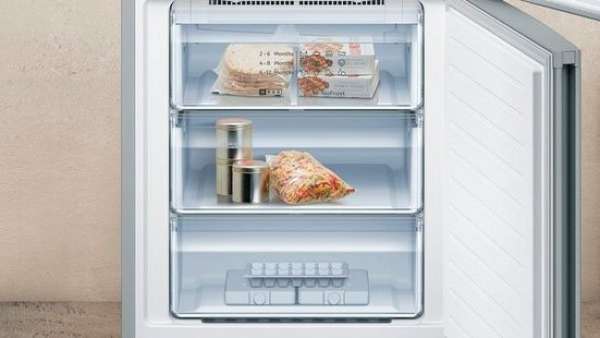 Neff KG7493ID0 N 70, Freistehende Kühl-Gefrier-Kombination mit Gefrierbereich unten, 203 x 70 cm, Inox-antifingerprint