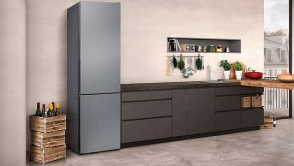 Neff KG7493ID0 N 70, Freistehende Kühl-Gefrier-Kombination mit Gefrierbereich unten, 203 x 70 cm, Inox-antifingerprint