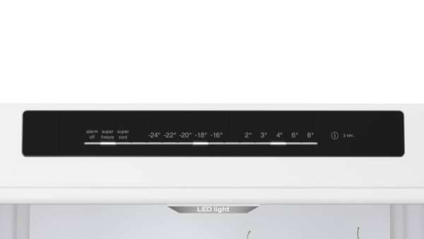 Bosch KGN39VXDT 203 x 60 cm, NoFrost + Vitafresh XXL, 363l, Edelstahl Schwarz