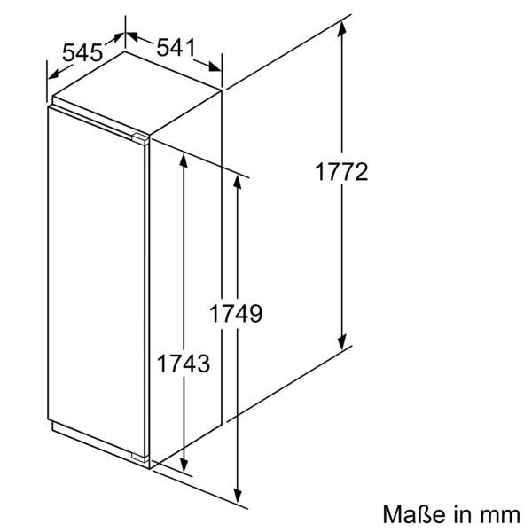 Neff KI2822FF0 N50, Einbau Kühlschrank mit Gefrierfach, EEK: F