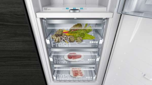 Siemens KI81FPDE0 iQ700 Einbau-Kühlschrank 177.5 x 56 cm Flachscharnier mit Softeinzug