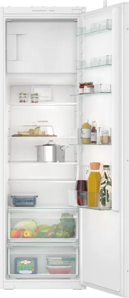 Siemens KI82LNSE0 iQ100 Einbau-Kühlschrank mit Gefrierfach 177.2 x 54.1 cm Schleppscharnier