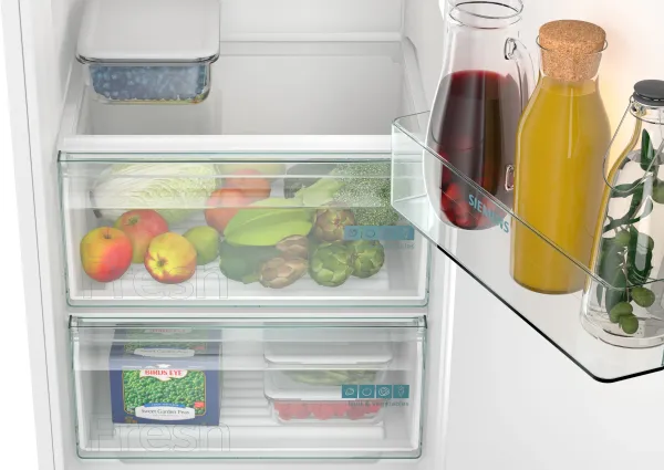 Siemens KI82LNSE0 iQ100 Einbau-Kühlschrank mit Gefrierfach 177.2 x 54.1 cm Schleppscharnier
