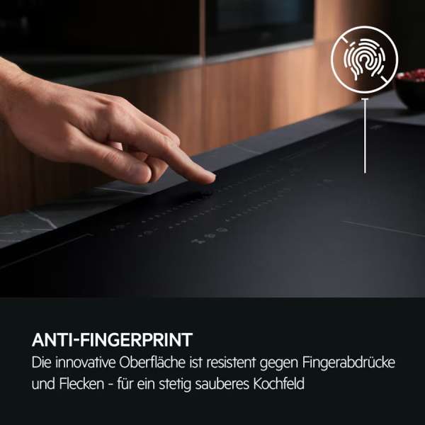 AEG KIB6845IS Flex, SaphirMatt®, Induktionskochfeld, Hob²Hood, 80 cm