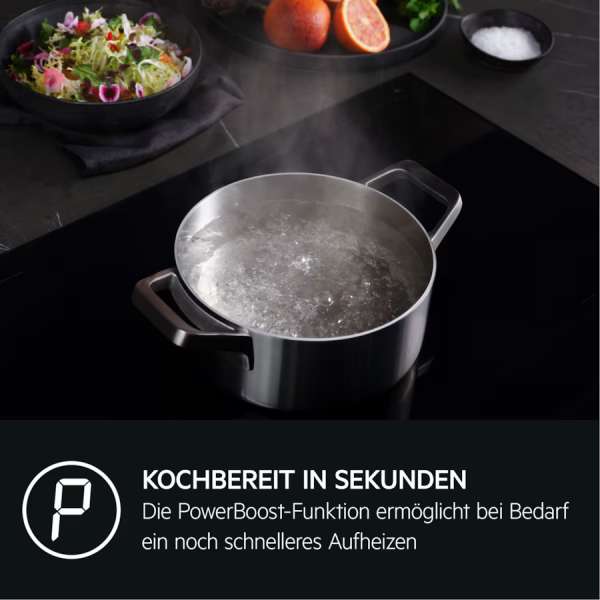AEG KIB6845IS Flex, SaphirMatt®, Induktionskochfeld, Hob²Hood, 80 cm