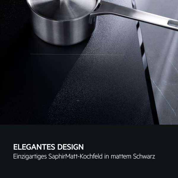 AEG KIB6845IS Flex, SaphirMatt®, Induktionskochfeld, Hob²Hood, 80 cm