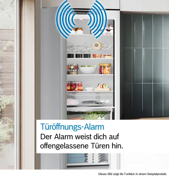 BOSCH KIF84SDE0 Serie 8, Einbau-Kühl-Gefrier-Kombination mit Gefrierbereich unten, 177.2 x 55.8 cm, Flachscharnier mit Softeinzug