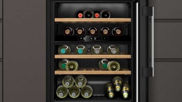 NEFF KU9213HG0 Unterbau-Weinkühlschrank Glastür, 82 cm