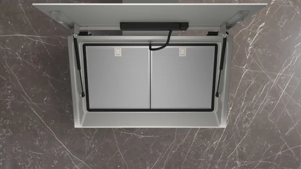 Siemens LC81KAN20 iQ500, Wandesse, 80 cm, Weiß mit Glasschirm, Weiß