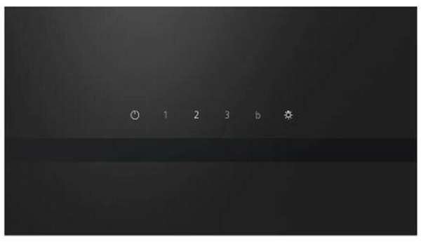 Siemens LC85KDK60 Wandesse 80 cm Klarglas schwarz bedruckt
