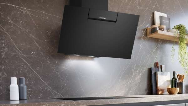 Siemens LC87KFN60 iQ300 Wandesse 80 cm Klarglas schwarz bedruckt