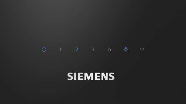 Siemens LC87KFN60 iQ300 Wandesse 80 cm Klarglas schwarz bedruckt
