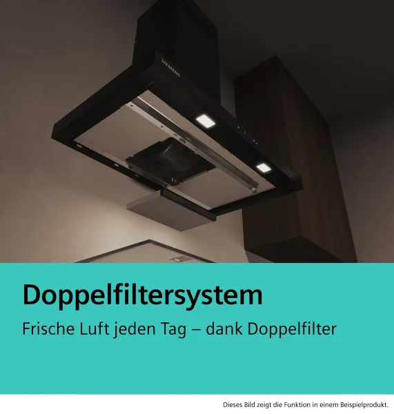 Siemens LC95BCC30 iQ300, Wandesse, 90 cm, Metall-Optik