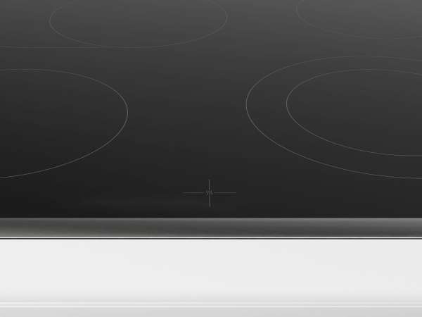 BOSCH NKN645GA2E Serie 4, Elektro-Kochfeld, 60 cm, herdgesteuert, Schwarz, Mit Rahmen aufliegend