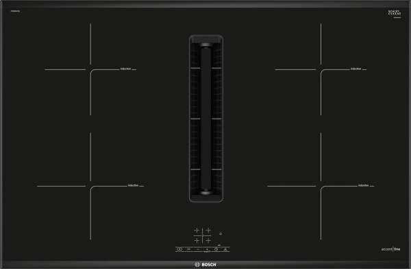 BOSCH PIE895B15E Serie 4 Kochfeld mit Dunstabzug (Induktion) 80 cm