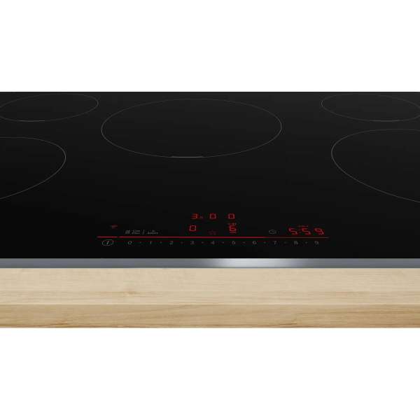 BOSCH PIV845HB1E Serie 6 Induktionskochfeld 80 cm Schwarz, Mit Rahmen aufliegend