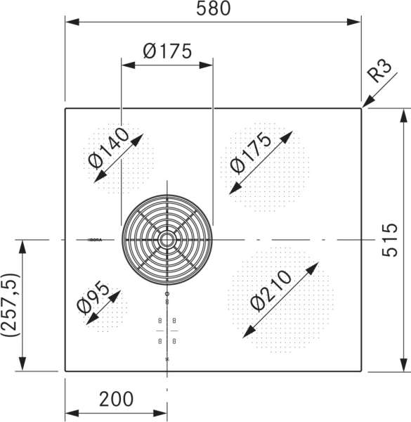 BORA PURSU S Pure mit integriertem Kochfeldabzug - Umluft