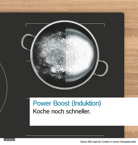BOSCH PVW890HC1E Serie 6, Induktionskochfeld, 80 cm, Mit Rahmen aufliegend