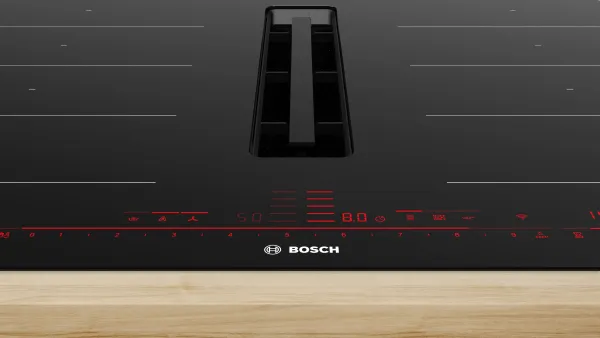 BOSCH PXX821D57E Serie 8, Kochfeld mit Dunstabzug (Induktion), 80 cm, flächenbündig (integriert)