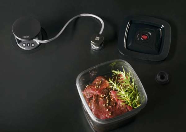 BORA QVACAB QVac Einbau-Vakuumierset All Black