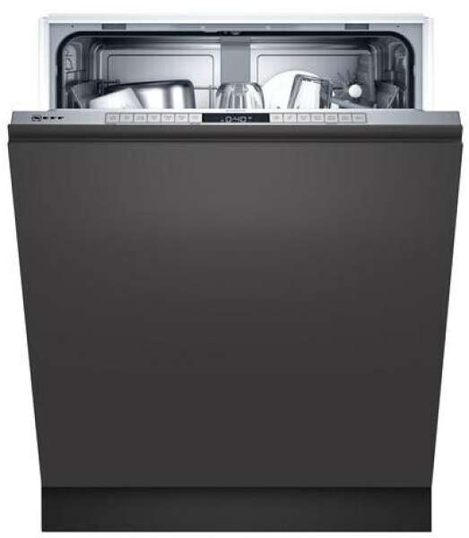 Neff S155HTX15E N50 Vollintegrierbarer Einbau-Geschirrspüler, 60cm breit, 12 Maßgedecke, Glasschutz, AquaStop, Home Connect