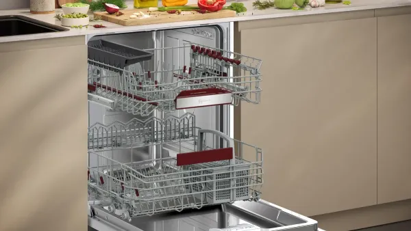 NEFF S275EBX15E N 50 Geschirrspüler vollintegrierbar 60 cm XXL, VarioScharnier für besondere Einbausituationen