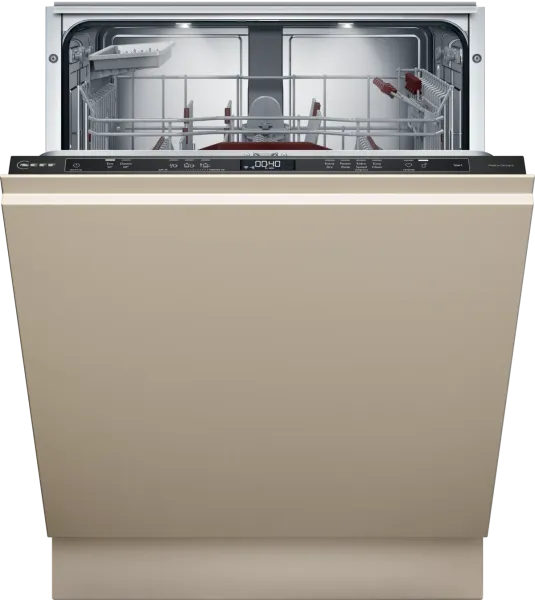 NEFF S297EB802E N 70 Geschirrspüler vollintegrierbar 60 cm XXL, VarioScharnier für besondere Einbausituationen