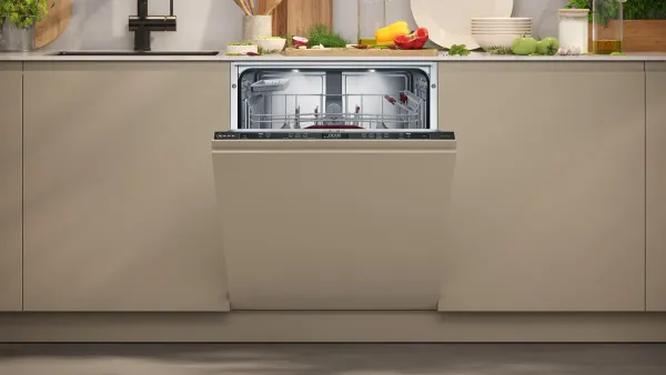NEFF S297EB802E N 70 Geschirrspüler vollintegrierbar 60 cm XXL, VarioScharnier für besondere Einbausituationen