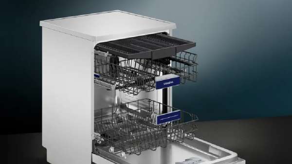 Siemens SN23HW02ME iQ300 Freistehender Geschirrspüler 60 cm Weiß