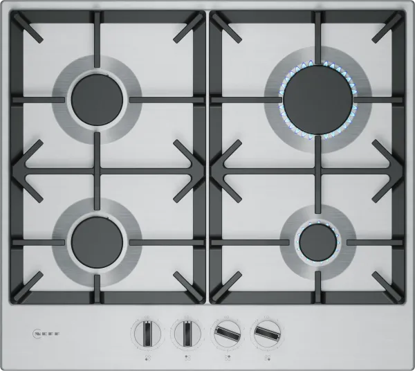 NEFF T26CIP8N0 N 70 Gaskochfeld 60 cm Edelstahl