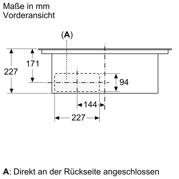 NEFF T47PD7BX2 N 70 Induktionskochfeld mit Dunstabzug