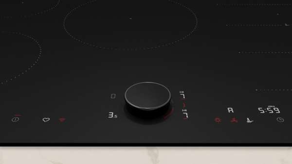 NEFF T68NUV4A0 N 90 Induktionskochfeld 80 cm Mattschwarz, Rahmenlos aufliegend