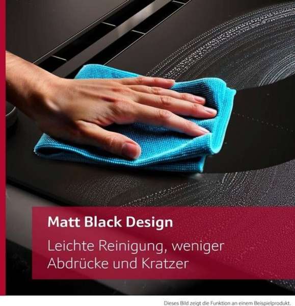 NEFF T68NUV4A0 N 90 Induktionskochfeld 80 cm Mattschwarz, Rahmenlos aufliegend